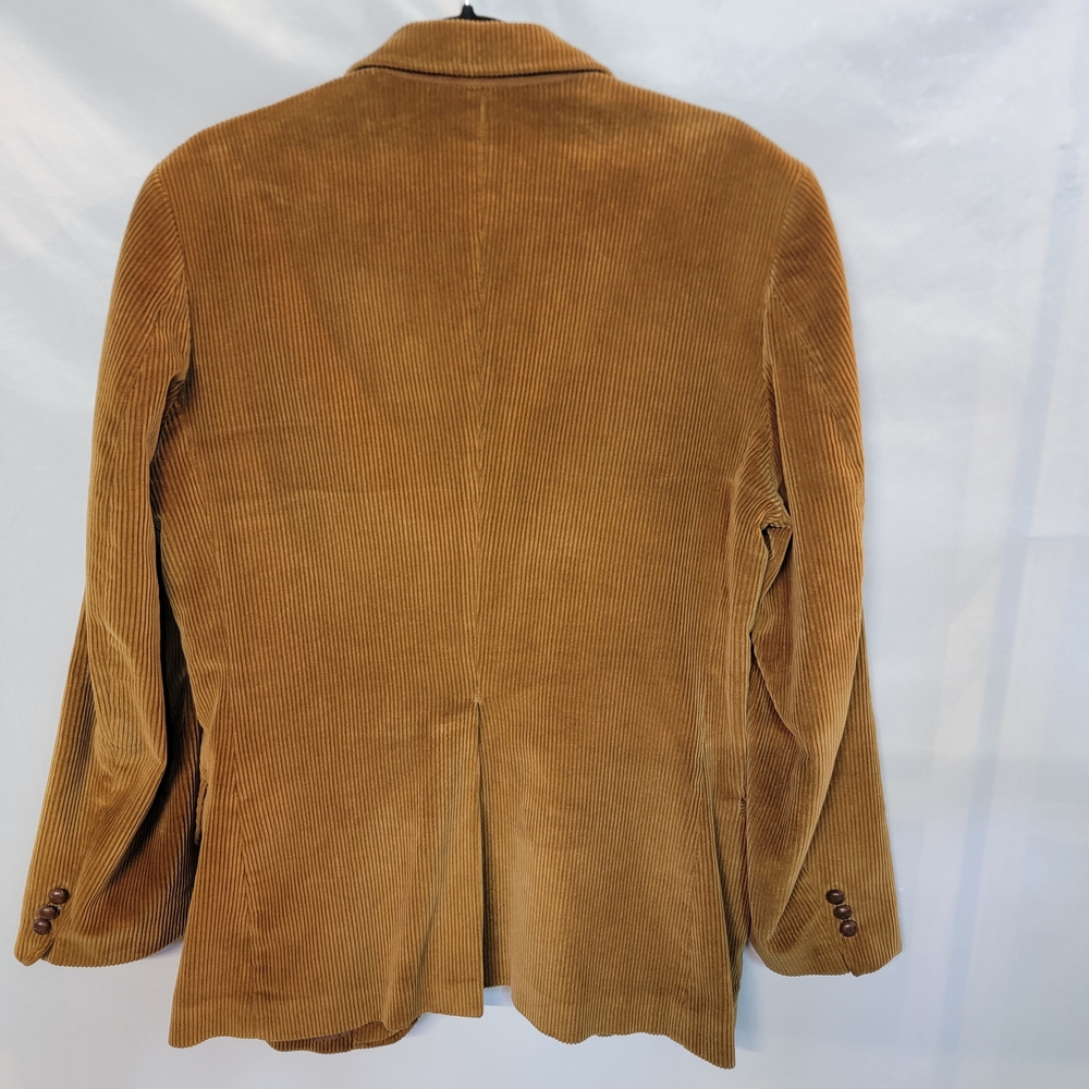 Men's Vintage Classic Brown Corduroy Blazer Sportscoat - Picture 2 of 13